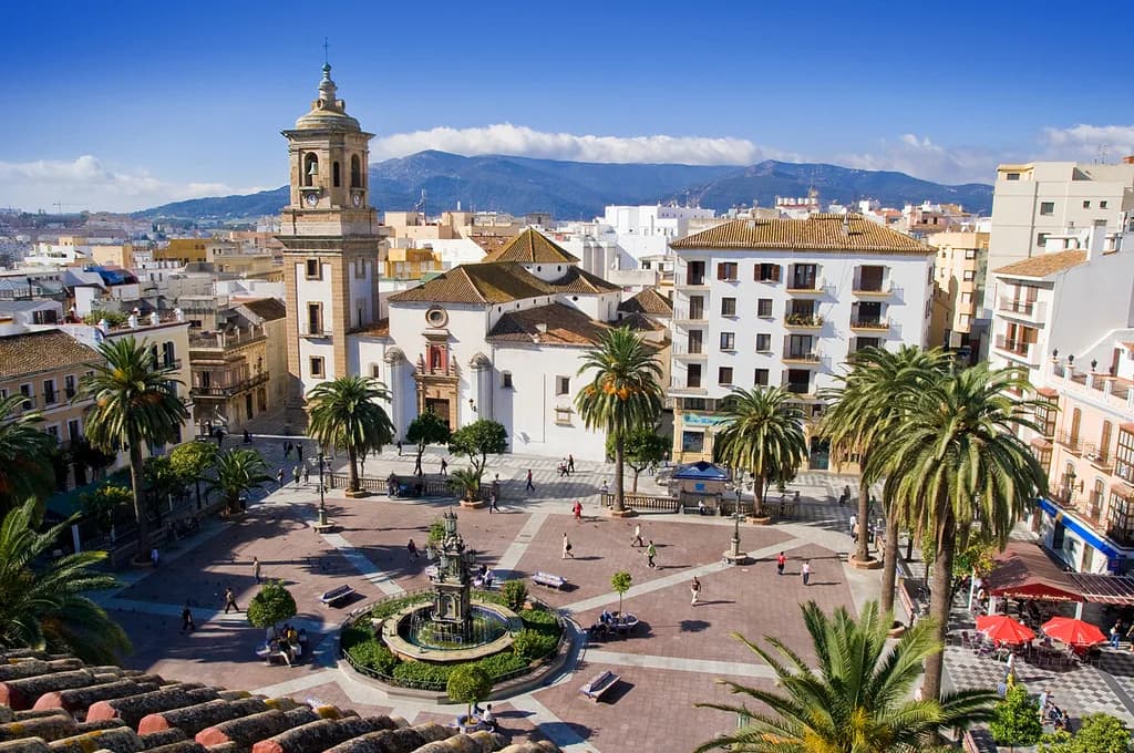 Plaza Alta, en el centro de Algeciras